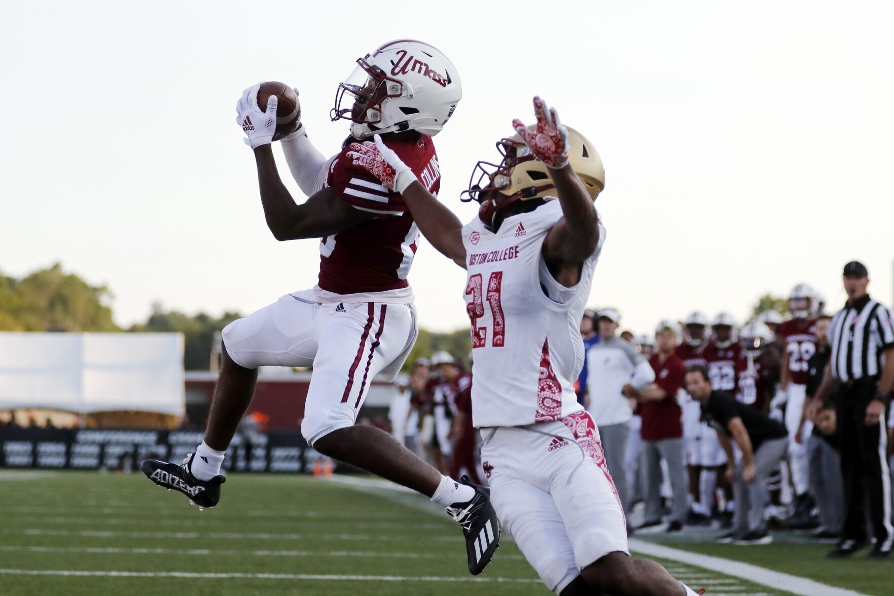 APTOPIX Boston College UMass Football